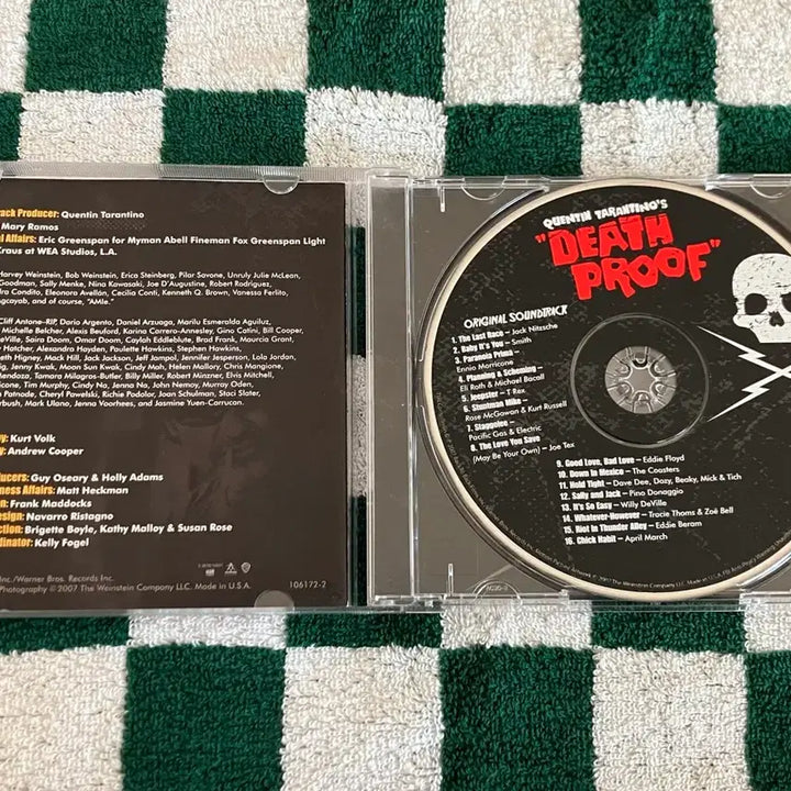 [BUNJANG] Quentin Tarantino Death Proof Original Motion Picture Soundtrack CD / 쿠엔틴타란티노 영화 데쓰프루프 OST 영화음악 CD