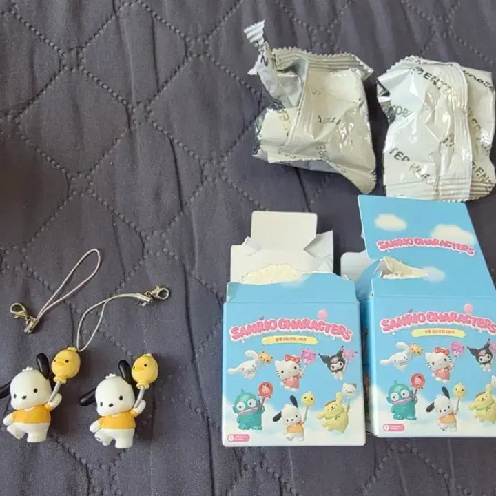 [BUNJANG] Sanrio Pochacco Balloon Adventure Figure Keyring / [포차코] 산리오 벌룬어드벤처 피규어키링
