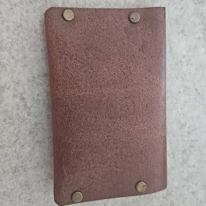 [BUNJANG] ISHIKAWA-AI Leather Cardholder Brown / ISHIKAWA-AI 가죽 카드지갑 브라운