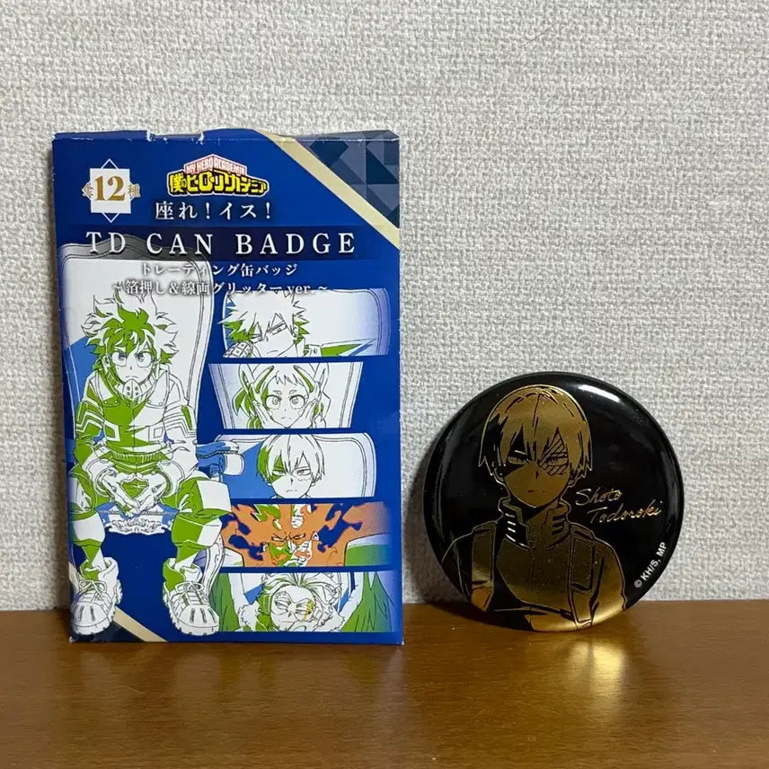 [BUNJANG] My Hero Academia Todoroki Shoto Trading Can Badge / 히로아카 의자 팝업 토도로키 쇼토 트레이딩 캔뱃지