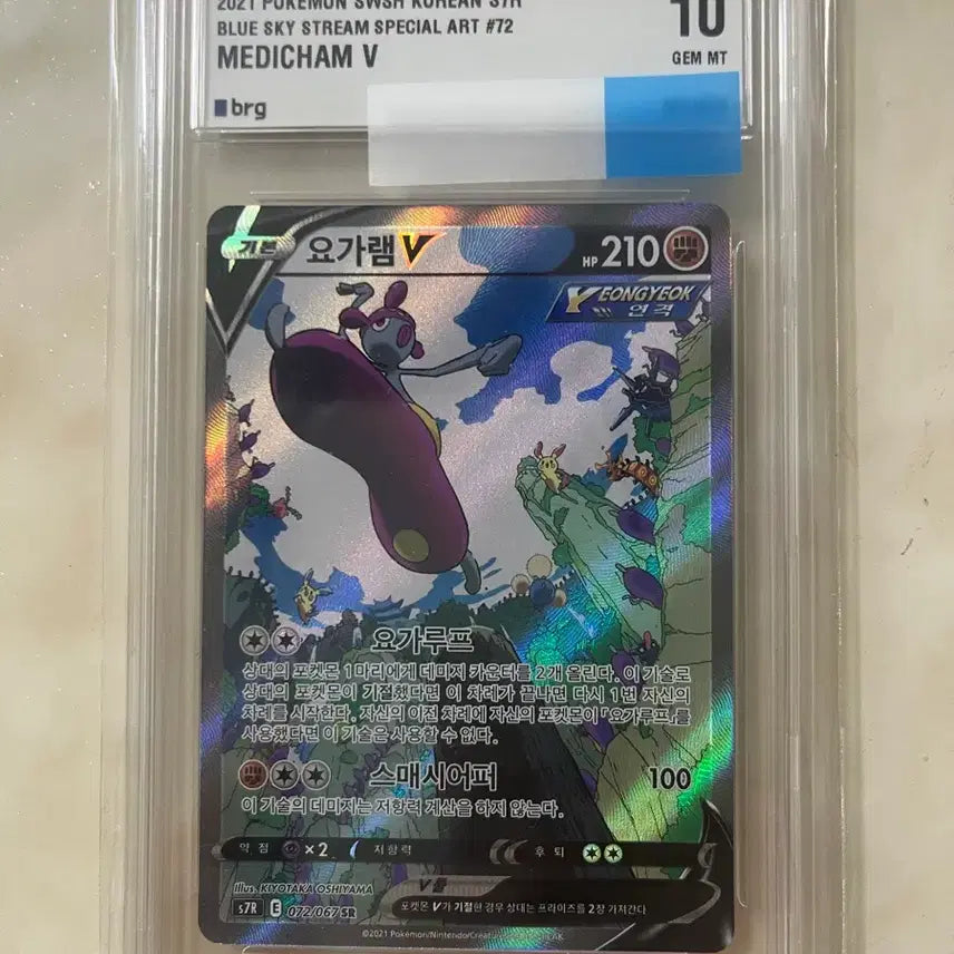 [BUNJANG] Zacian V &amp; Indeedee V Pokemon Cards (BRG Graded 10) / 포켓몬 카드 자루도V ,  요가램V  brg(10등급) 판매 합니다