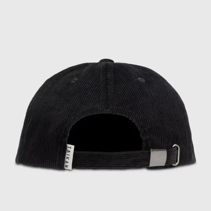 [BUNJANG] TAIKAN Black Corduroy Plain Ball Cap Snapback / TAIKAN 타이칸 블랙 코듀로이 무지 볼캡 모자 스냅백 스트랩백