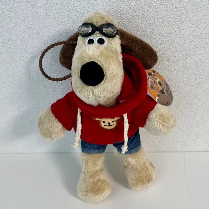 [BUNJANG] Wallace &amp; Gromit Gromit Plush Toy (Large, Keychain Optional) / 월레스와 그로밋 인형 (키링가능-커요)