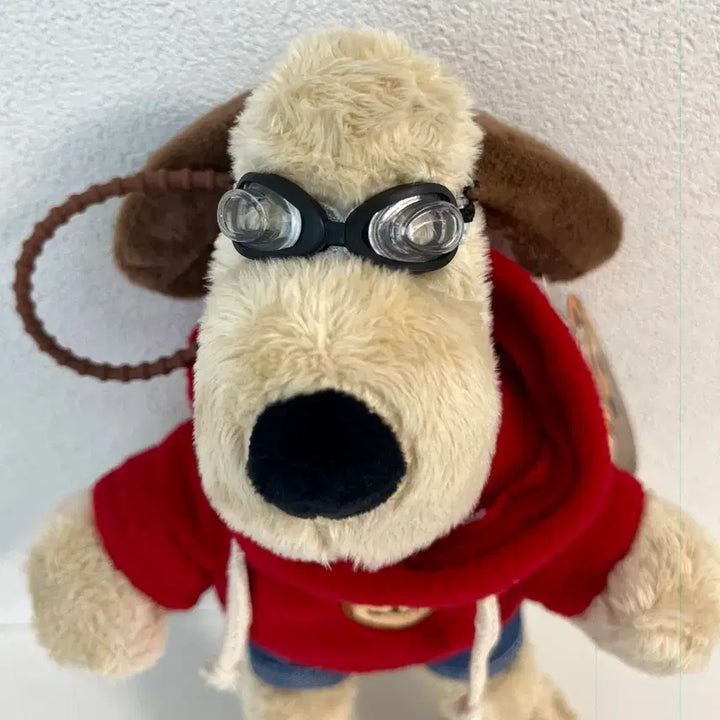[BUNJANG] Wallace &amp; Gromit Gromit Plush Toy (Large, Keychain Optional) / 월레스와 그로밋 인형 (키링가능-커요)