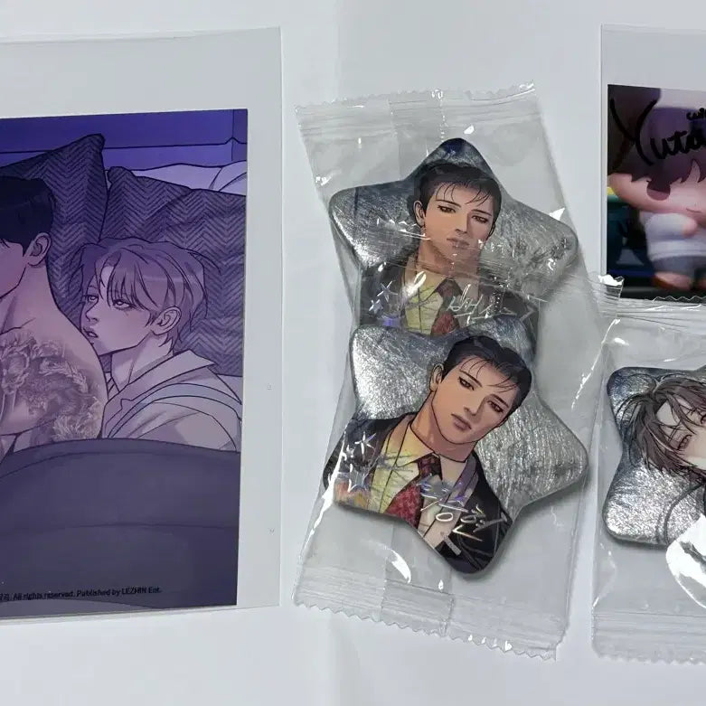 [BUNJANG] Sparkles Skincaship Print POB Can Badge Bundle Set / 스파클즈 발화 스킨십 인화 뽀시래기 특전 캔뱃지 일괄