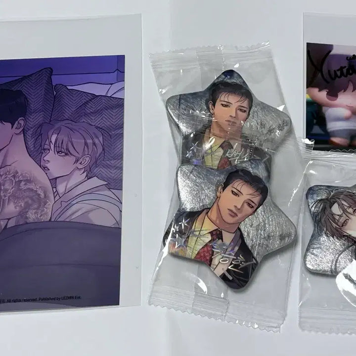 [BUNJANG] Sparkles Skincaship Print POB Can Badge Bundle Set / 스파클즈 발화 스킨십 인화 뽀시래기 특전 캔뱃지 일괄