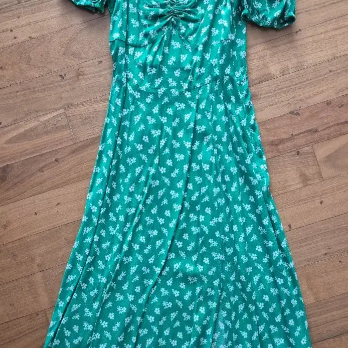 [BUNJANG] And Other Stories Green Flower Long Dress / 앤아더스토리즈 그린 플라워 롱 원피스