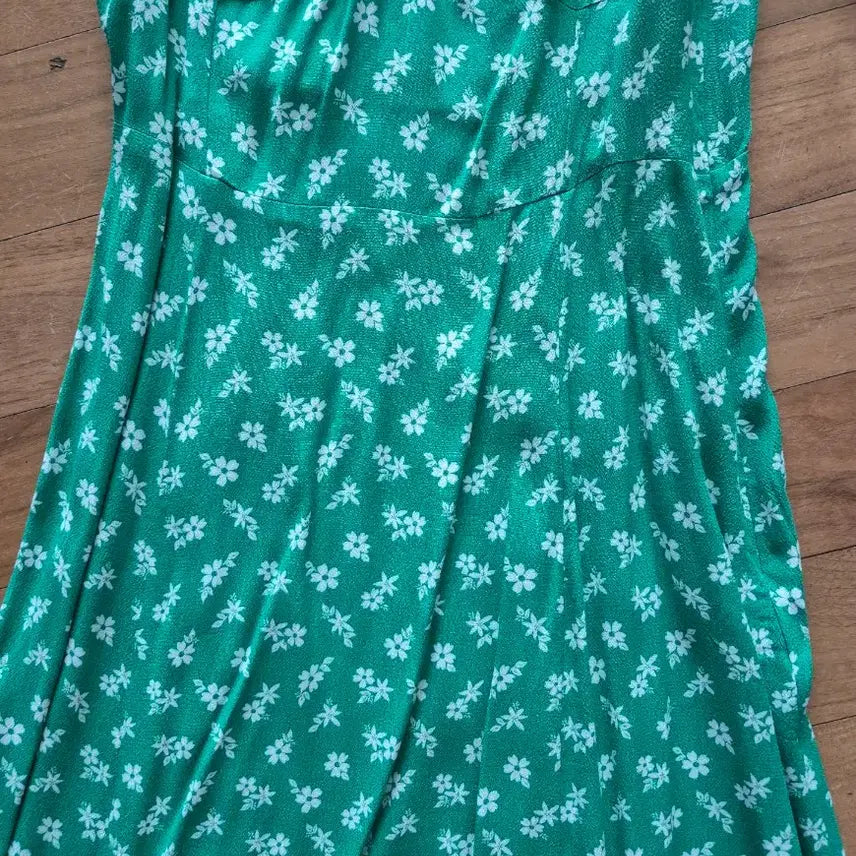 [BUNJANG] And Other Stories Green Flower Long Dress / 앤아더스토리즈 그린 플라워 롱 원피스