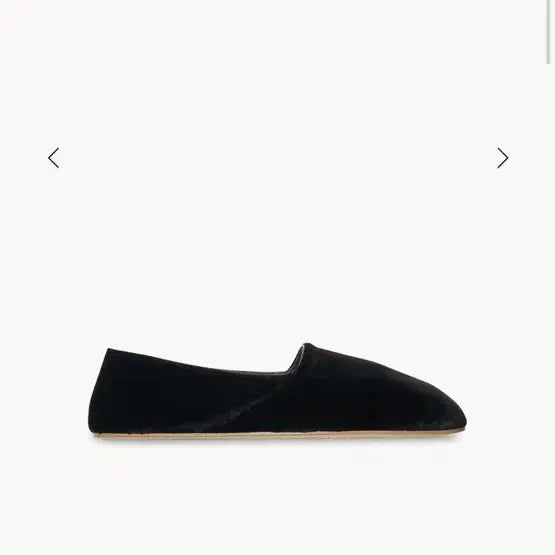 [SOLD OUT] THE ROW 더로우 폰티 벨벳 슬리퍼 블랙 37