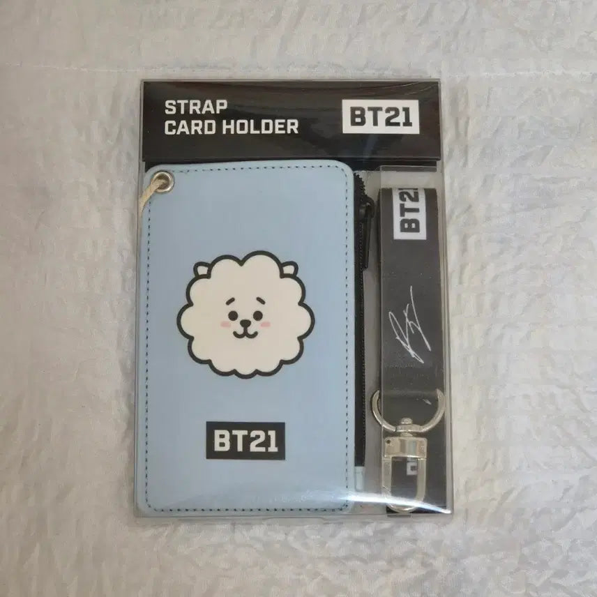 [BUNJANG] BTS BT21 RJ Strap Card Holder / 방탄소년단 BT21 알제이 RJ 스트랩 카드 홀더