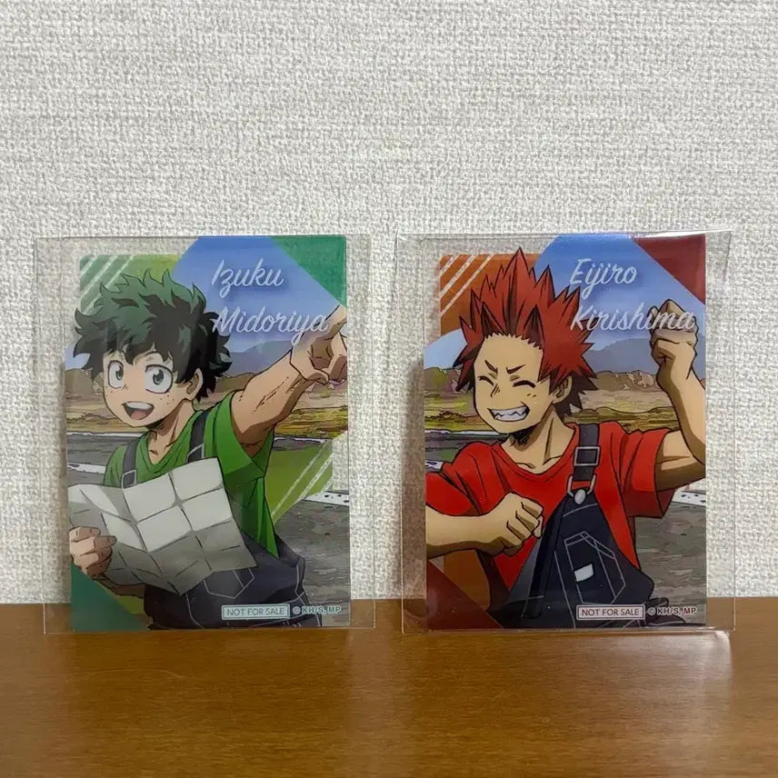 [BUNJANG] My Hero Academia Pop-up Store Exclusive Cards Izuku, Kirishima Bundle Set / 히로아카 팝업 특전 카드 미도리야 이즈쿠, 키리시마 에이지로 일괄