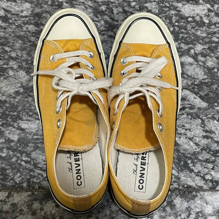 [BUNJANG] Converse Chuck Taylor All Star Low Yellow Canvas Sneakers US 5.5 / 컨버스 척테일러 올스타 옐로우 로우 240mm