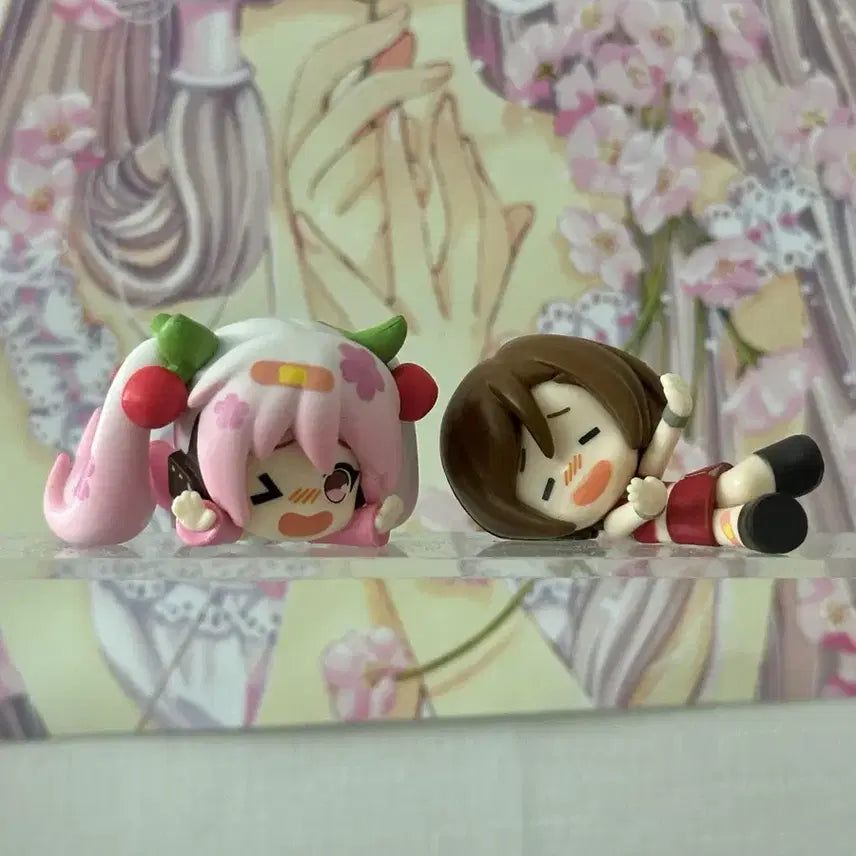[BUNJANG] Hatsune Miku Sakura Miku &amp; Meiko Kadang Gacha 2 Types Bundle Set / 하츠네 미쿠 사쿠라 미쿠 &amp; 메이코 꽈당 가챠 2종 일괄