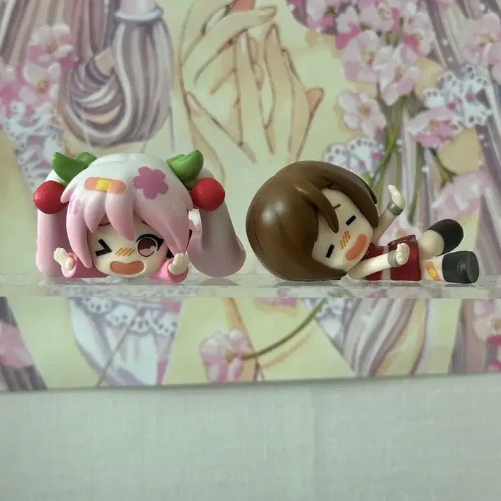 [BUNJANG] Hatsune Miku Sakura Miku &amp; Meiko Kadang Gacha 2 Types Bundle Set / 하츠네 미쿠 사쿠라 미쿠 &amp; 메이코 꽈당 가챠 2종 일괄