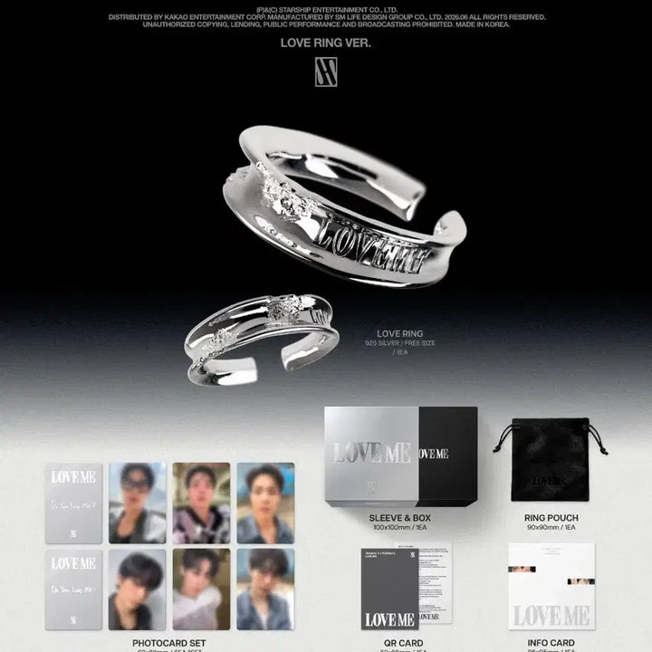 [BUNJANG] MONSTA X Shownu Hyungwon DUELOVE ME MD Album Love Ring / 몬스타엑스 셔누 형원 두유럽미 엠디 앨범 러브 링 양도 판매