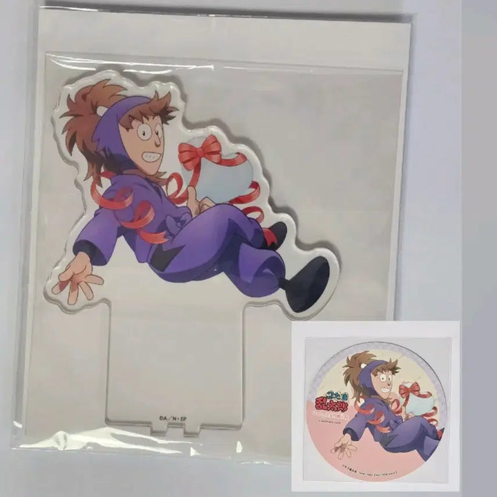 [BUNJANG] Hachiya Saburo Acrylic Stand + Coaster (Nintama Rantaro) / 하치야 사부로 아크릴 스탠드+코스터 닌타마 란타로