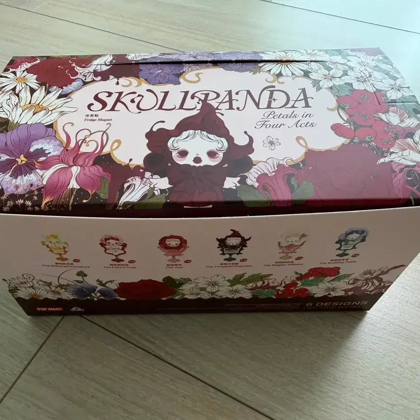 [BUNJANG] Skull Panda Act IV: Petal Series Magnet Full Set (Unsealed) / 스컬판다 꽃잎의 4막 시리즈 마그넷 풀박(단순개봉품)