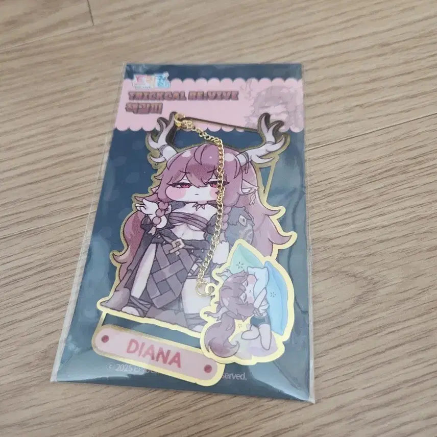 [BUNJANG] Trickster Diana Metal Bookmark (Sealed) / 트릭컬 왕년디아나 미개봉 책갈피 팝니다