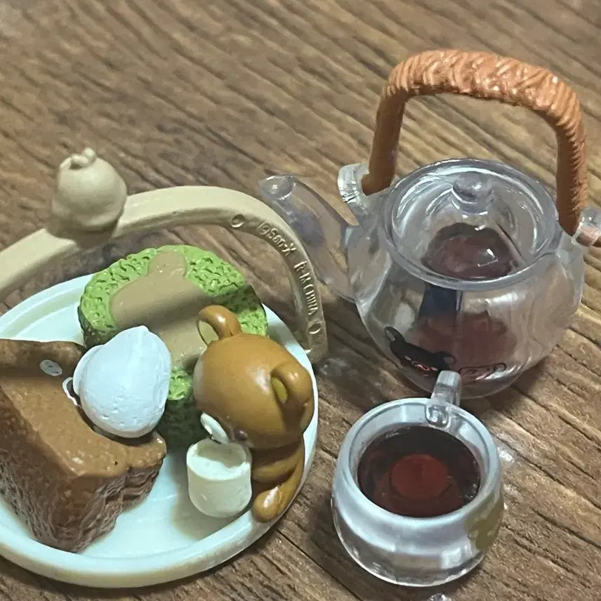 [BUNJANG] Rilakkuma Tea House Dessert Series Re-Ment Figure / [고전] 리락쿠마 찻집 디저트 시리즈 리멘트 피규어
