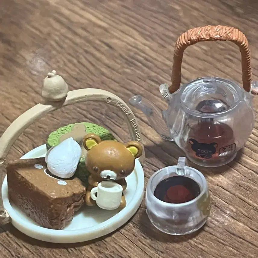 [BUNJANG] Rilakkuma Tea House Dessert Series Re-Ment Figure / [고전] 리락쿠마 찻집 디저트 시리즈 리멘트 피규어