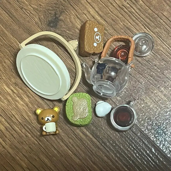 [BUNJANG] Rilakkuma Tea House Dessert Series Re-Ment Figure / [고전] 리락쿠마 찻집 디저트 시리즈 리멘트 피규어