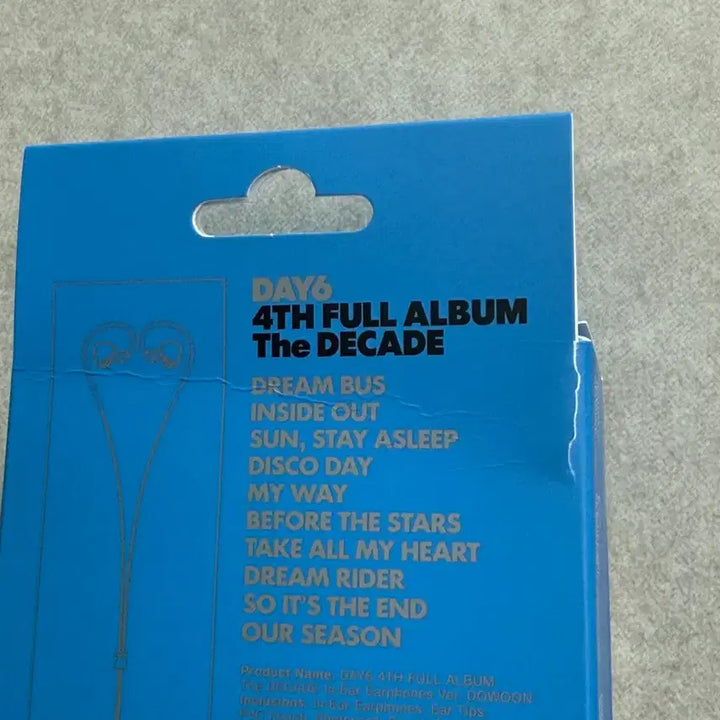 [BUNJANG] DAY6 D.E.A.C.H. In-Ear Ver. Do Woon Earphone Ver. POB / 데이식스 데케이드 인이어반 도운 이어폰반