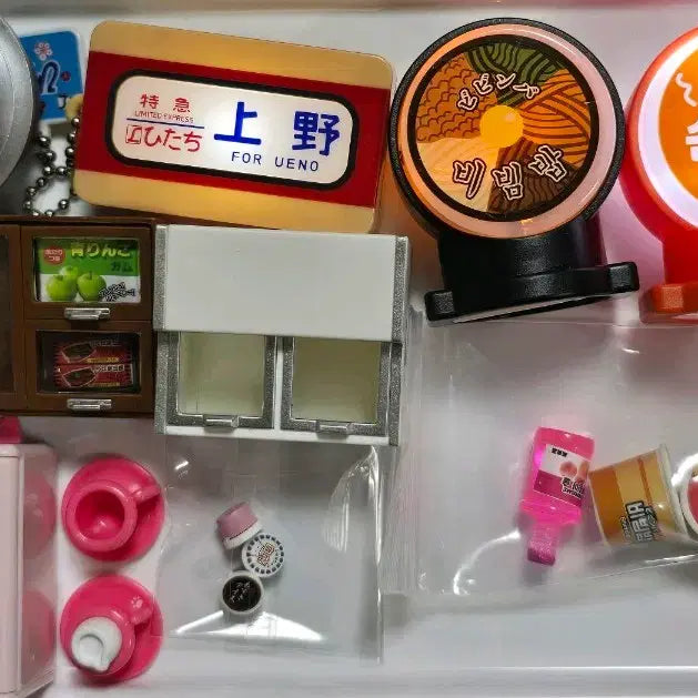 [BUNJANG] Bibimbap Noodle Soup Sign Gachapon Collection / 비빔밥 간판 가챠 순두부 간판   가챠   일본 가챠 모음