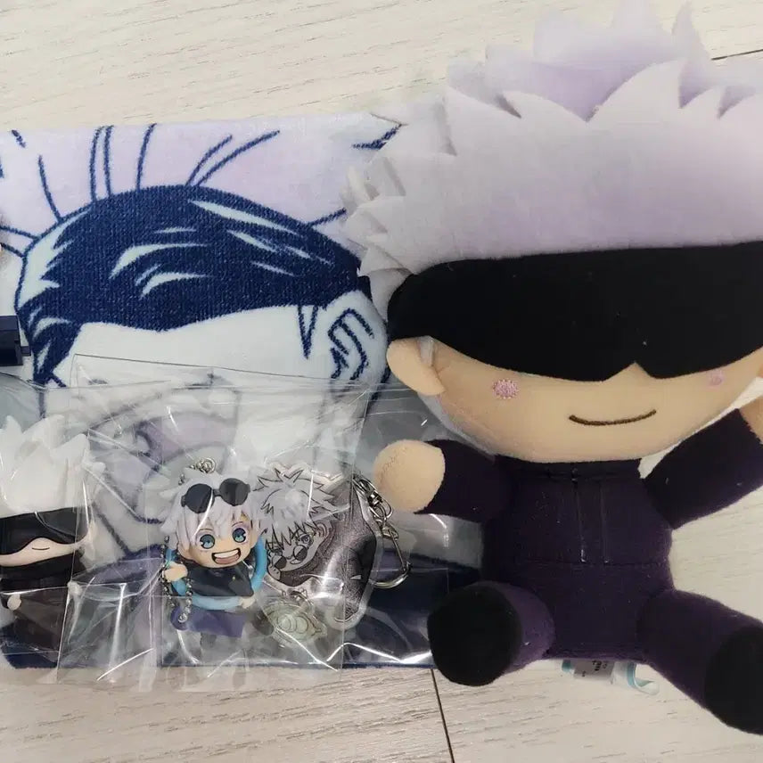 [BUNJANG] Jujutsu Kaisen Satoru Gojo Doll Figure Goods Set / 주술회전 고죠 사토루 인형 피규어 굿즈 세트