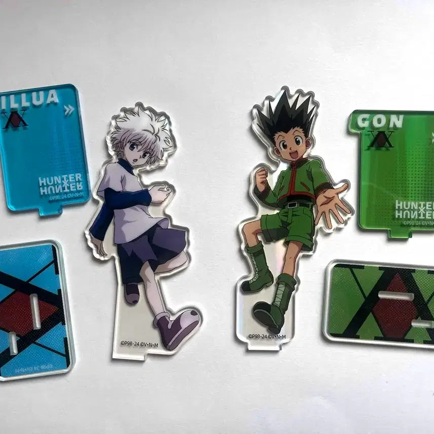 [BUNJANG] Hunter x Hunter Killua Gon Acrylic Standee Bundle Set / 일괄) 헌터x헌터 키르아 곤 아크릴 양도