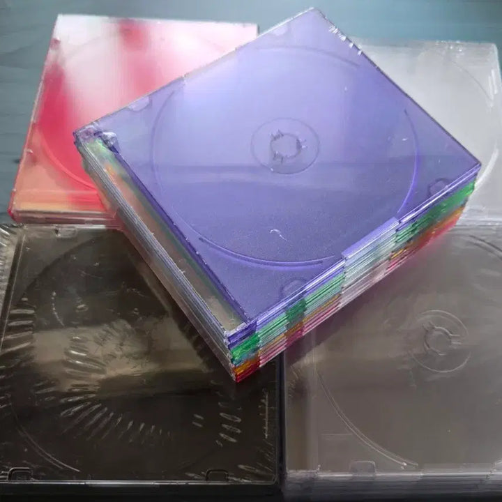 [BUNJANG] 100x Unsealed CD/DVD Single Slim Cases / 미개봉 cd.dvd 케이스. 공cd보관 싱글 케이스 100개 판매합니다