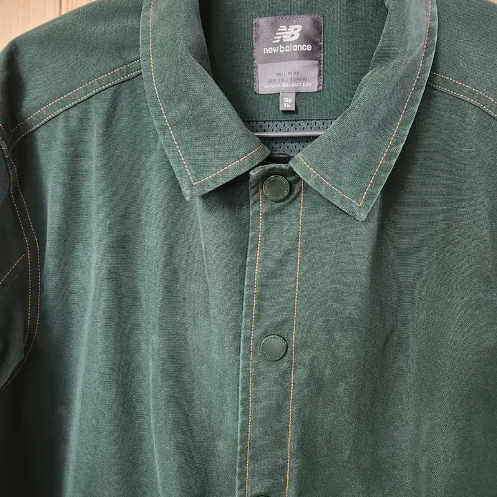 [BUNJANG] New Balance Corduroy Coach Jacket Green 105 / 뉴발란스 그린 코치자켓 (105)
