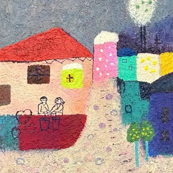 [BUNJANG] Hand-Painted Artwork Mixed Media on Canvas / 직접 그린 그림