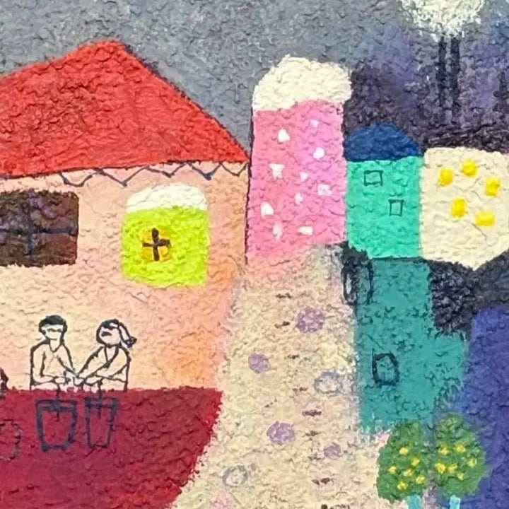 [BUNJANG] Hand-Painted Artwork Mixed Media on Canvas / 직접 그린 그림