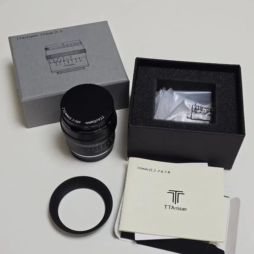 [SOLD OUT] TTArtisan TT아티산 50mm F1.2 후지필름 X 마운트 렌즈