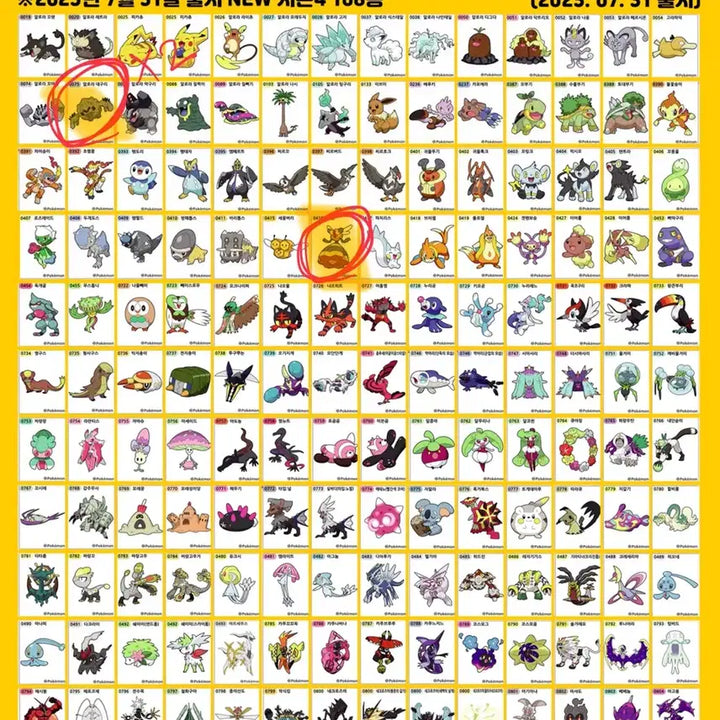 [BUNJANG] Pokemon Season 4 Tteokbokki Stickers (Sealed) - Combee &amp; Alolan Graveler / (미개봉) 포켓몬 시즌4 띠부씰 비퀸 알로라데구리 2025 데굴이