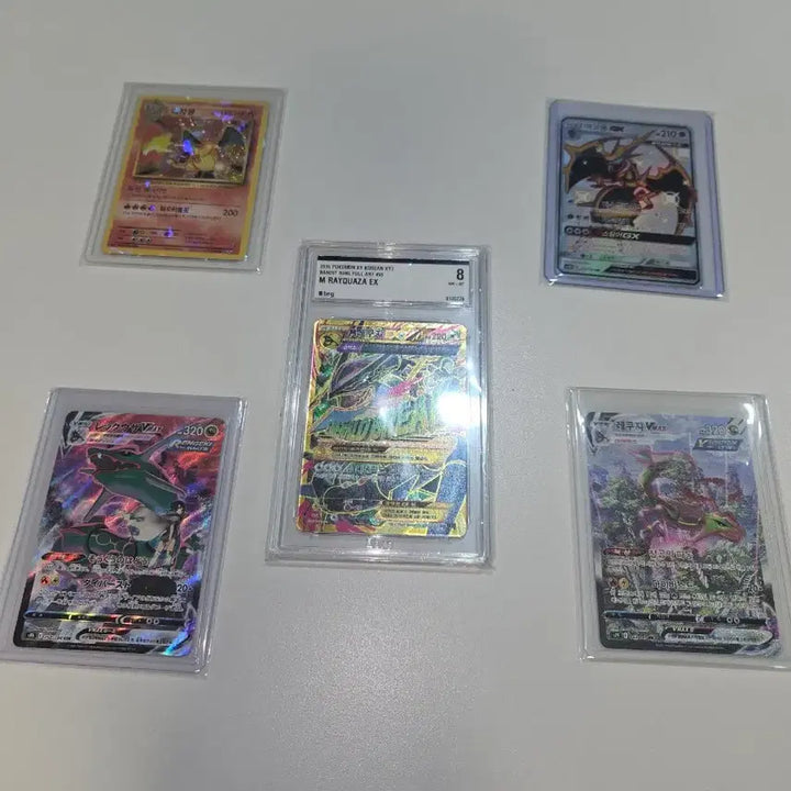 [BUNJANG] Pokemon Card "Origina Pack" Featuring Mega Rayquaza UR and Rayquaza HR / 메가 레쿠쟈 UR 및 레쿠쟈 HR 리자몽 오리파