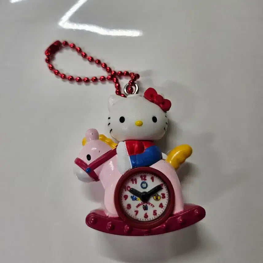 [BUNJANG] Hello Kitty 50th Anniversary Gacha Series 2 Merry-Go-Round Watch Charm / 헬로키티 50주년 가챠 2탄 목마시계