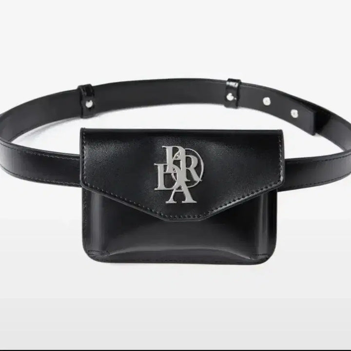 [BUNJANG] Frenda Black Leather Belt Bag / 프렌다 블랙 벨트백