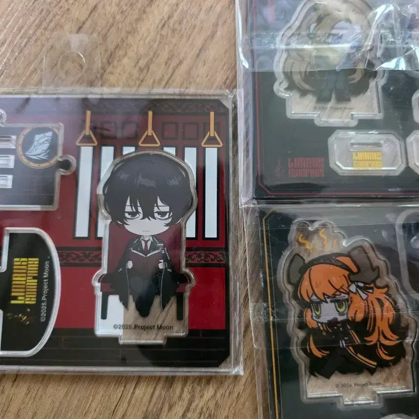 [BUNJANG] Limbus Company HamHamPangPang Acrylic Standee Bundle (Yi Sang, Rodya, Ishmael) / 림버스 컴퍼니 햄햄팡팡 이상, 로쟈, 이스마엘 아크릴 일괄
