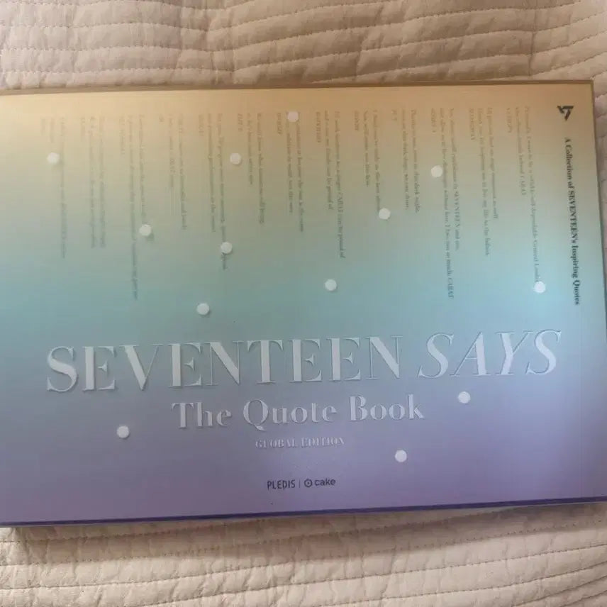 [BUNJANG] Seventeen The Quote Book Unsealed / 세븐틴 the quote book 양도