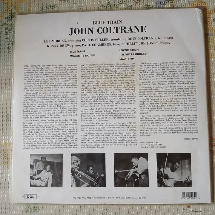 [BUNJANG] John Coltrane Blue Train Vinyl Record / Lp중고 JOHN COLTRANE BLUE TRIN 음반 판매합니다.