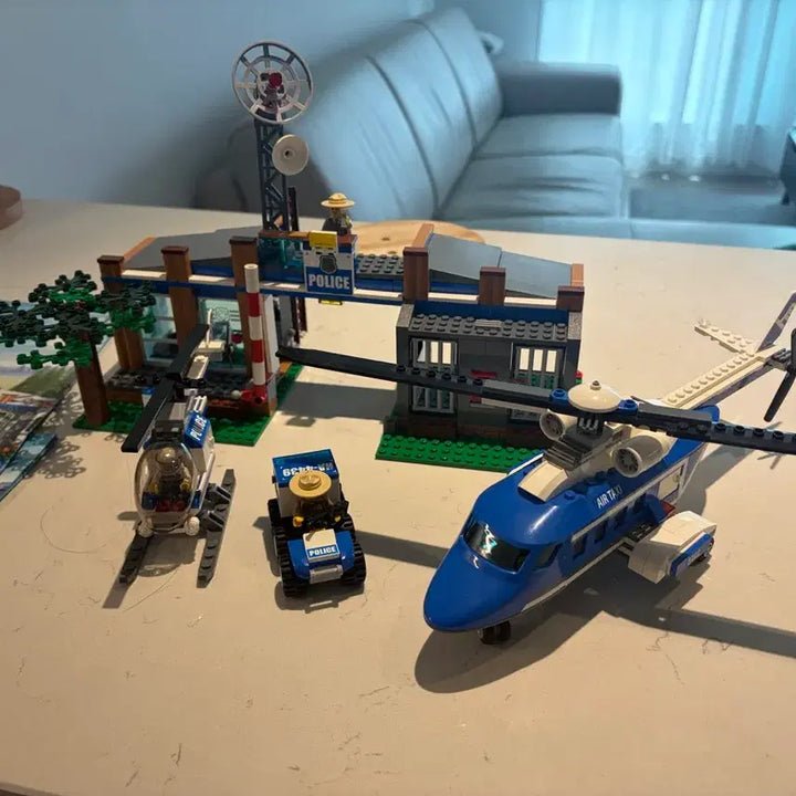 [BUNJANG] LEGO Forest Police Station (4440) &amp; Helicopter (3222) Set / 레고 4440 숲속경찰 본부 + 3222 헬기