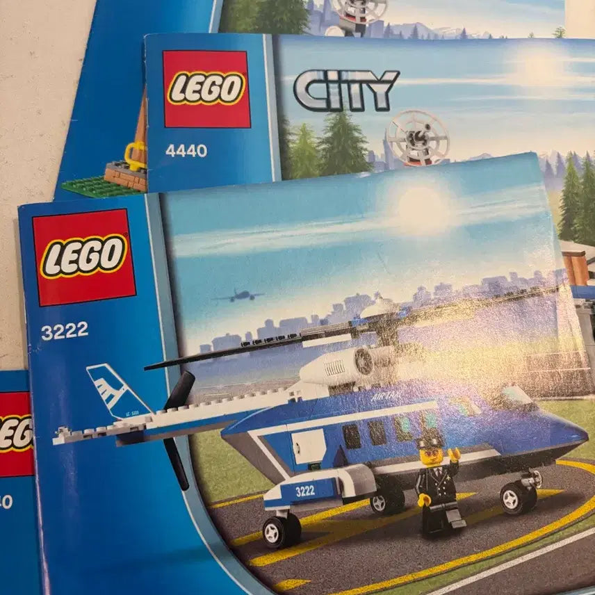 [BUNJANG] LEGO Forest Police Station (4440) &amp; Helicopter (3222) Set / 레고 4440 숲속경찰 본부 + 3222 헬기