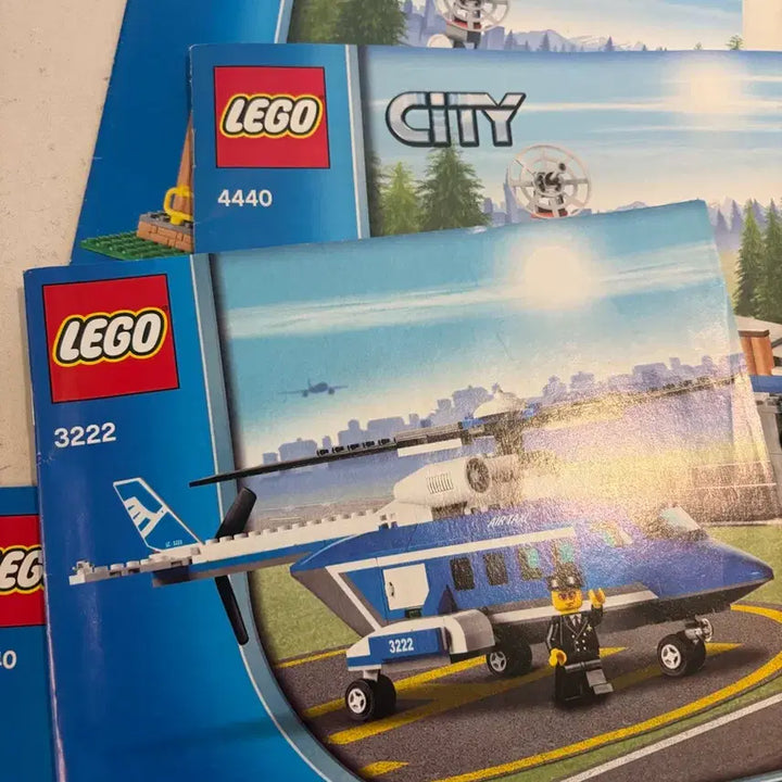 [BUNJANG] LEGO Forest Police Station (4440) &amp; Helicopter (3222) Set / 레고 4440 숲속경찰 본부 + 3222 헬기