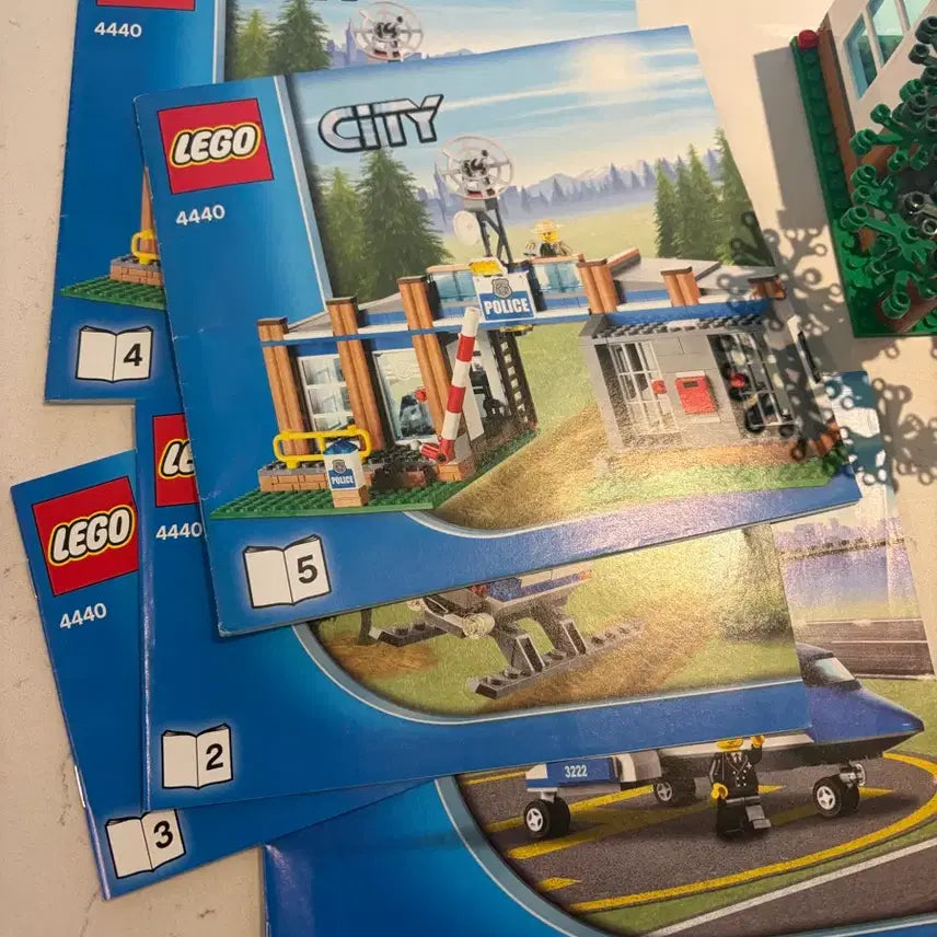 [BUNJANG] LEGO Forest Police Station (4440) &amp; Helicopter (3222) Set / 레고 4440 숲속경찰 본부 + 3222 헬기