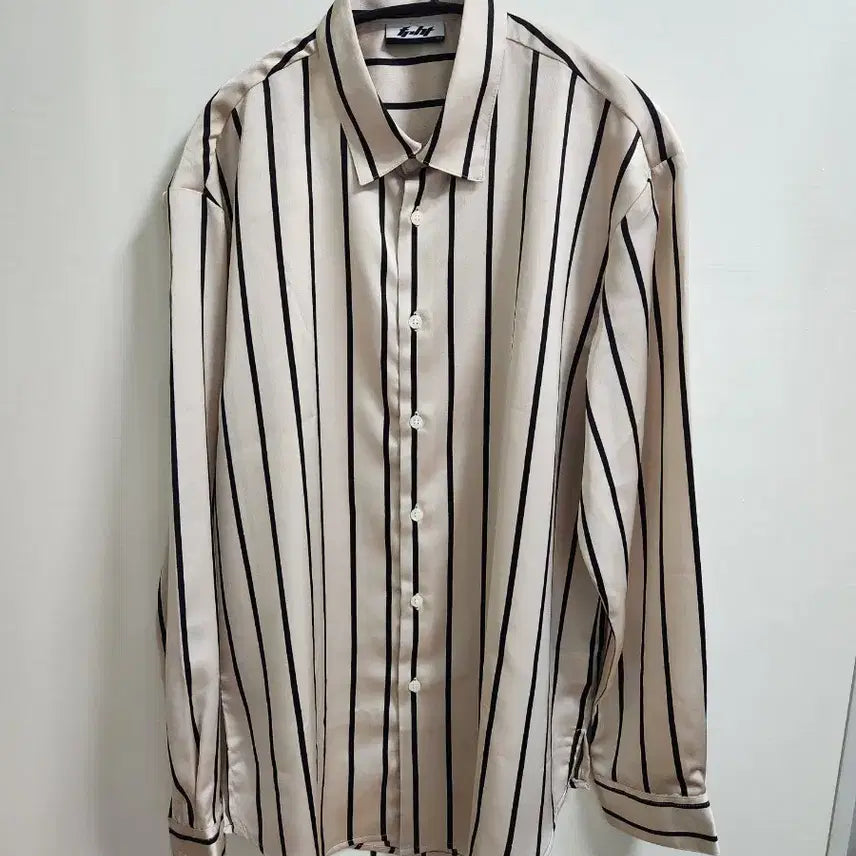 [BUNJANG] Fahrenheit Poly 100 Stripe Shirt / 파렌하이트 폴리100 셔츠