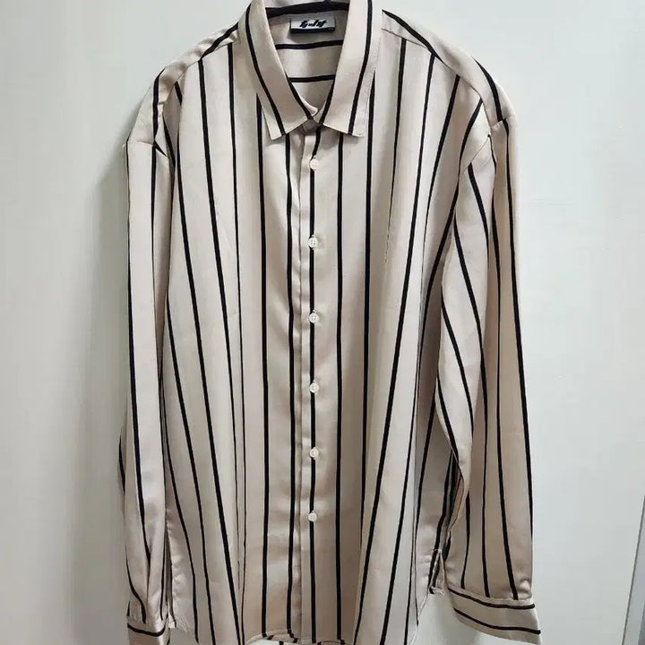 [BUNJANG] Fahrenheit Poly 100 Stripe Shirt / 파렌하이트 폴리100 셔츠