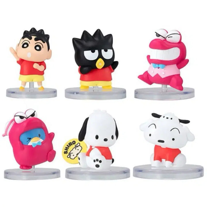 [BUNJANG] Bandai Crayon Shin-chan x Sanrio Collaboration Gacha Figure Collection / 반다이 크레용신짱 산리오 피규어 컬렉션 가챠