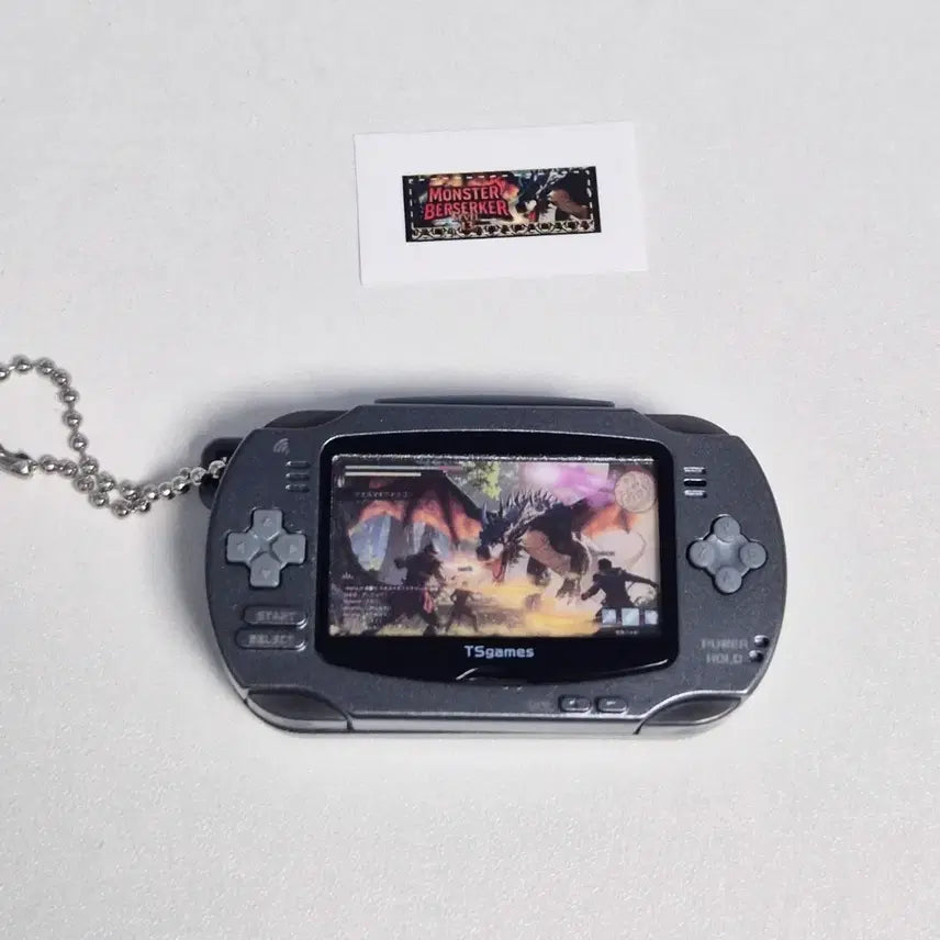 [BUNJANG] Toys Spirit Portable Game Console Gacha Mascot Miniature - Black Gunmetal / 토이즈스피릿 포터블 게임기 가챠 마스코트 녹음 일본 미니어처 블랙 건메탈