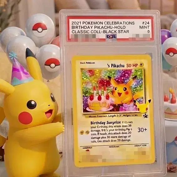 [BUNJANG] Pokemon Birthday Pikachu North American PSA 9 Graded Card / 포켓몬 카드 생일 피카츄 북미 psa9 등급
